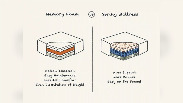 Memory Foam Mattress Vs Spring Mattress
